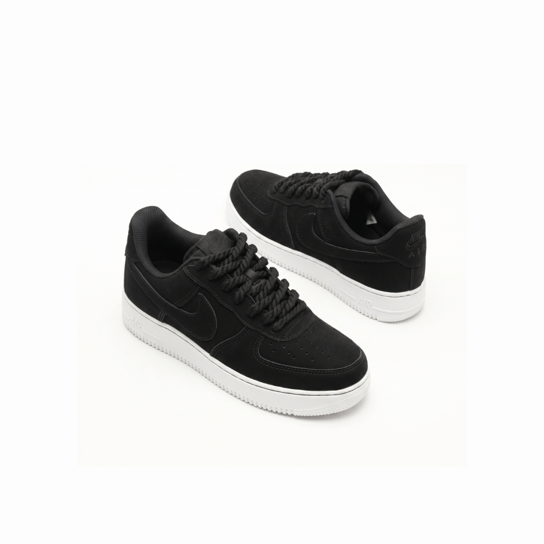 Tênis Nike Air Force 1 '07 All Black Preto Sola Branca — Maricatto Store