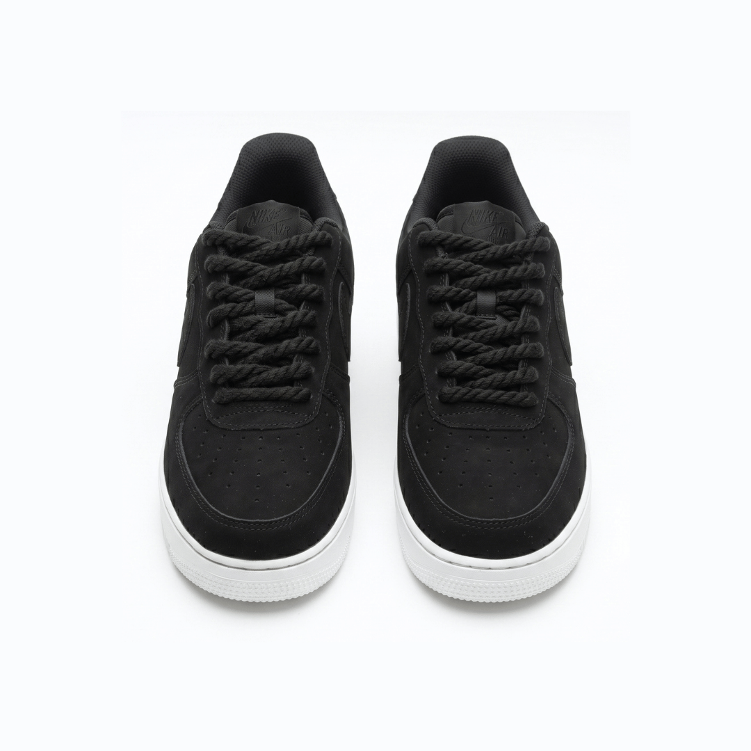 Tênis Nike Air Force 1 '07 All Black Preto Sola Branca — Maricatto Store
