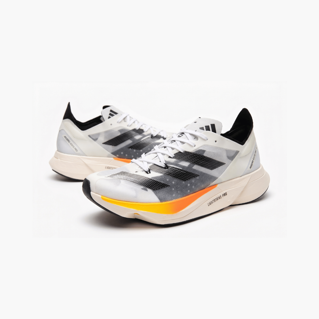 Tênis Adidas Adizero Adios Pro Branco e Laranja — Maricatto Store