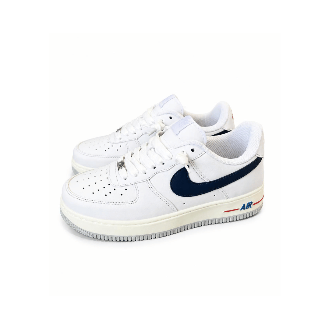 Tênis Nike Air Force 1 '07 Azul Marinho e Branco — Maricatto Store