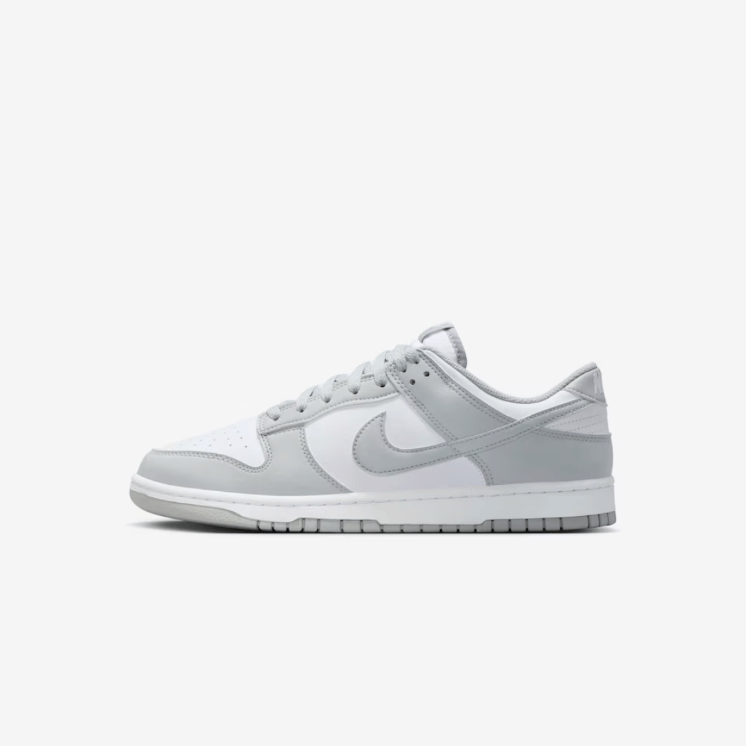 Tênis Nike Dunk Low Grey Fog Branco e Cinza — Maricatto Store
